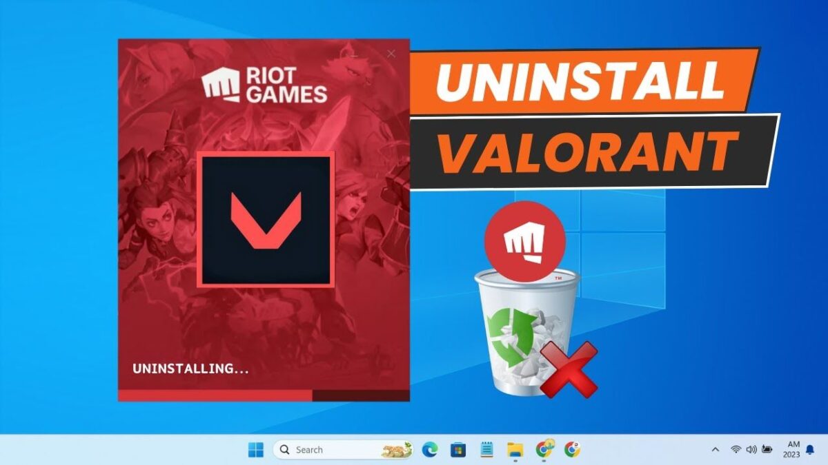 how to delete valorant