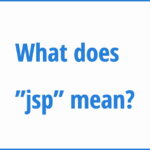 what does jsp mean